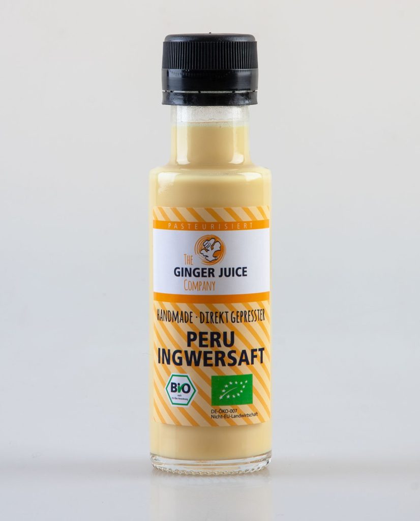 Ginger Juice BioIngwersaft PERU The Ginger Juice Company