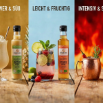 Mocktails mit empfohlenen Ingwersäften